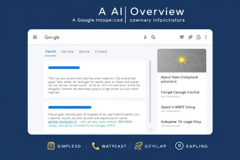 Google AI Overview search result with sparkles